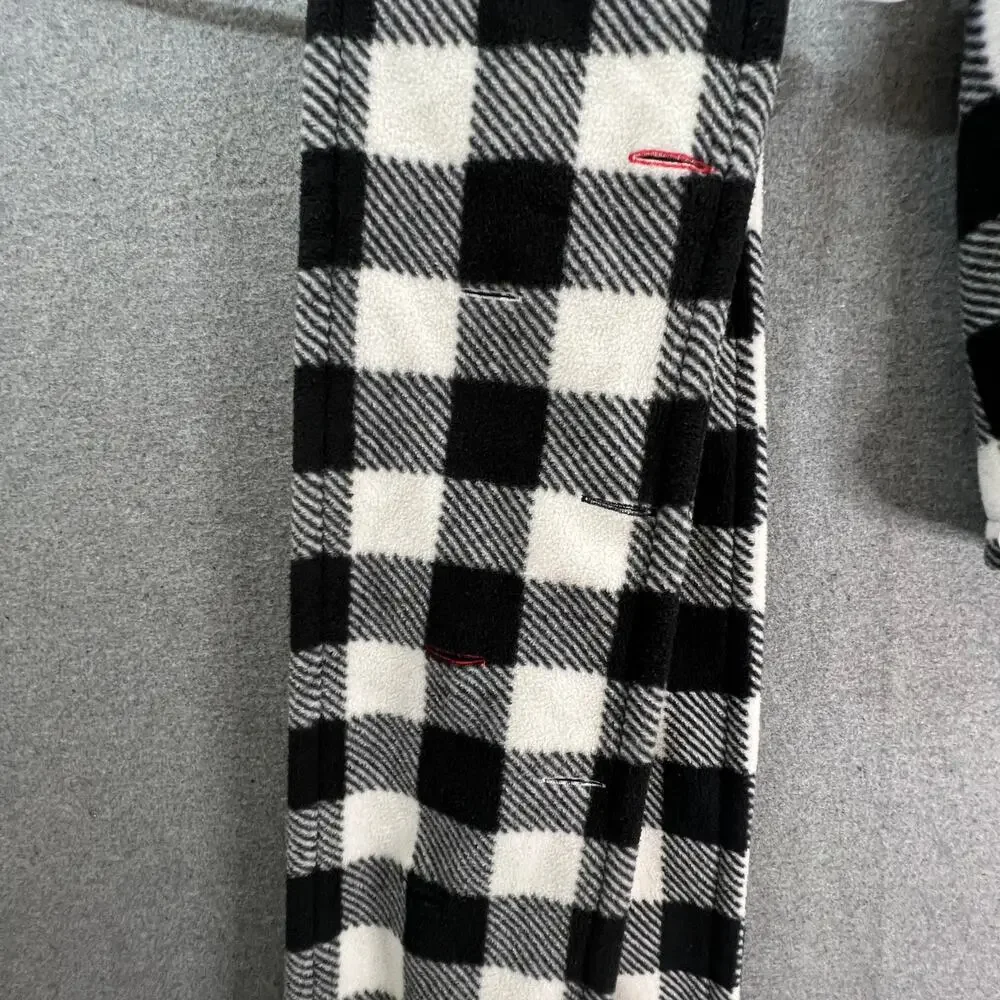 Scoodie Black and White Plaid Women's Scarves & Hood